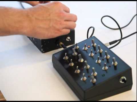 Nand Synth with CV input MOD and 8 step analog sequencer - Synthrotek