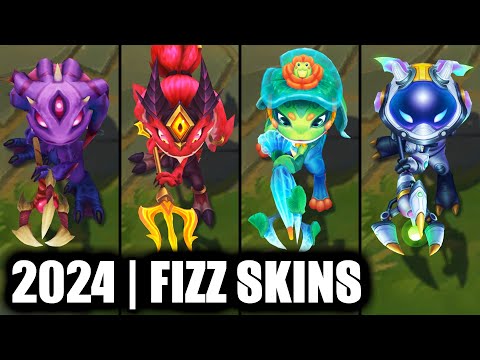 ALL FIZZ SKINS SPOTLIGHT 2024 | League of Legends