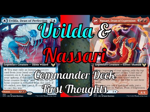 Uvilda, Dean of Perfection & Nassari, Dean of Expression Commander Deck Tech: Strixhaven (STX)