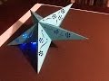 Como Hacer Una Estrella De Paper Para Navidad How To Make A Paper Christmas Star