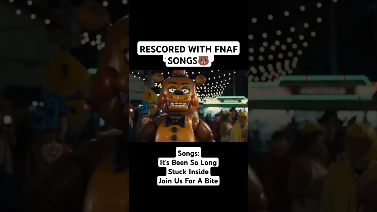 I rescored the FNAF 2 teaser with fandom songs #fnaf #fnafmovie #fnafmovie2
