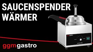 Distributeur de sauces chauffant avec bec verseur chauffant - 550 watts - pour fromage & chocolat