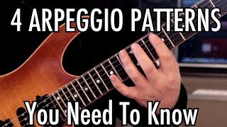 Video thumbnail for 4 Arpeggio Patterns You Need To Know by Rick Graham