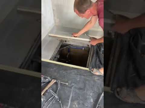 Люк в подвал под плитку-ламинат 800*900мм невидимий ЛЮКС - фото 1 - id-p1498253102