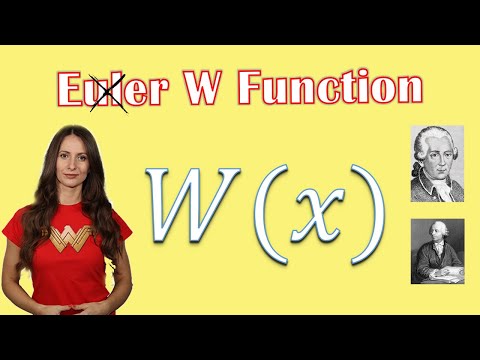 What is the Lambert W Function (Introduction )/ Part 1