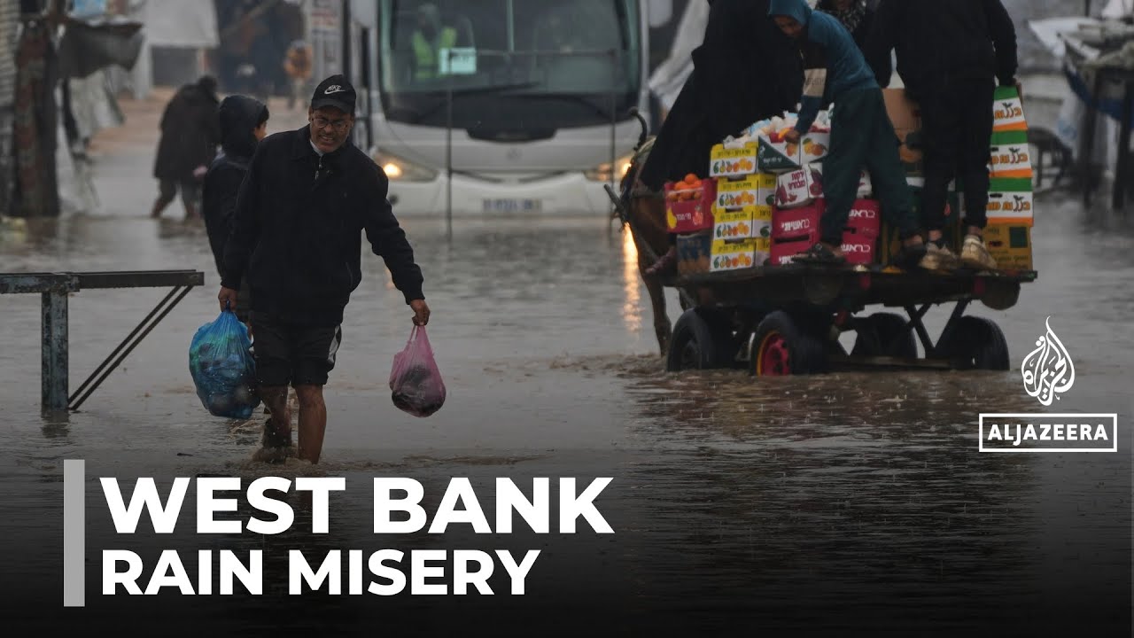 Occupied West Bank rains: Downpour brings misery for displaced Palestinians