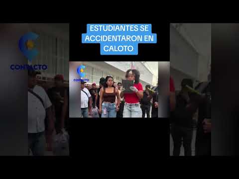Chiva con estudiantes se a¢¢identó en zona rural de Caloto.