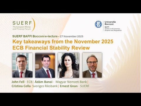 ECB Financial Stability Review November 2025 - SUERF Bocconi e-lecture - 27 Nov 2025
