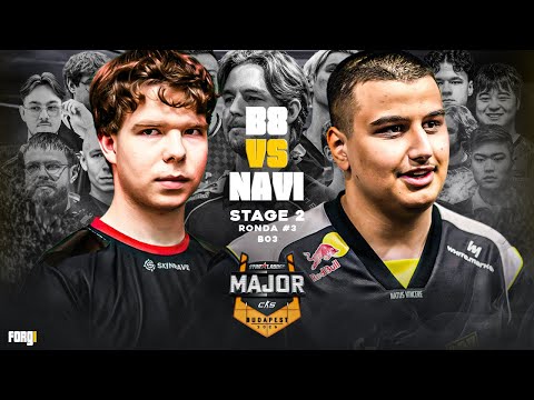 NAVI vs B8 || StarLadder Budapest Major 2025 || Stage 2 || Ronda #3 || BO3 || HIGHLIGHTS