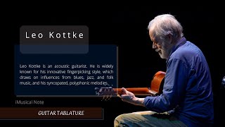 Guitar TAB - Leo Kottke : Ojo | Tutorial Sheet Lesson #iMn