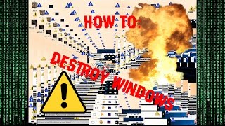 How To Destroy Windows XP/2000/7/8/10 | Best Virus Ever