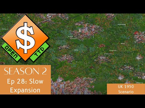 OpenTTD: UK 1950 Scenario #2: Slow Expansion (S2E28)