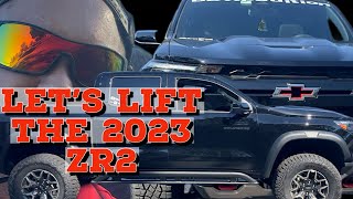 2023 Chevy ZR2 leveling kit !!!!  #chevycolorado #zr2 #chevy #chevyzr2 #chevycoloradozr2