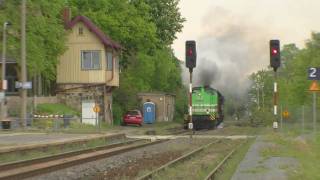 preview picture of video '(HD) 95 027 auf Überführung in Halberstadt-Spiegelsberge'