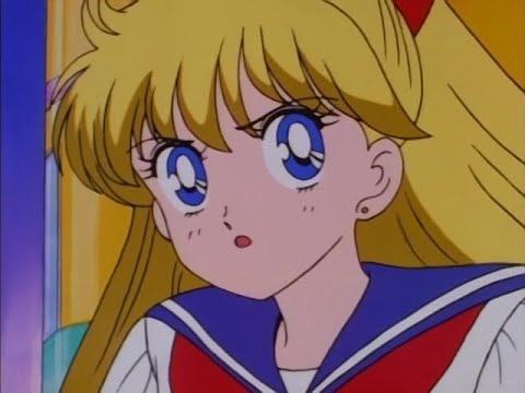Sailor Venus saves Sailor Moon