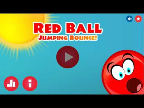 Red Ball Jumping Bounce Video