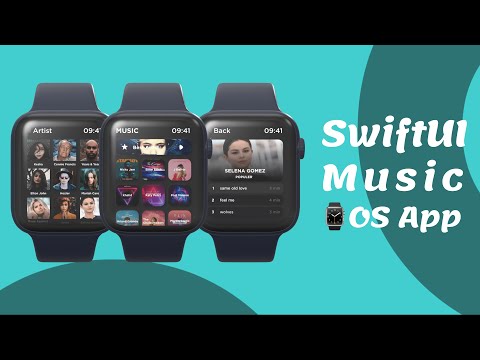 Music App UI for Apple Watch - SwiftUI - Speed Code