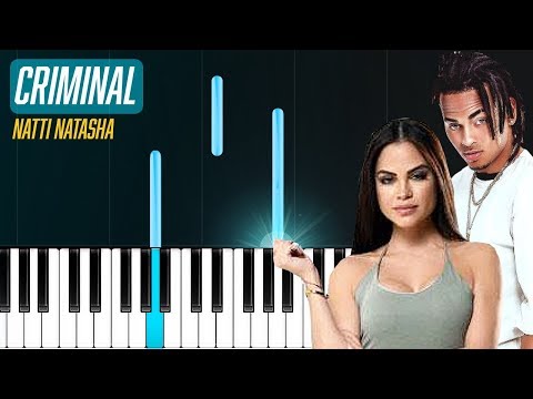 Natti Natasha x Ozuna - "Criminal" Piano Tutorial - Chords - How To Play - Cover