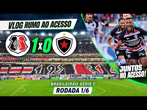 SANTA CRUZ 1 x 0 BOTAFOGO-PB - VLOG RUMO AO ACESSO SÉRIE B 01/03 - Brasileirão Série C 2026