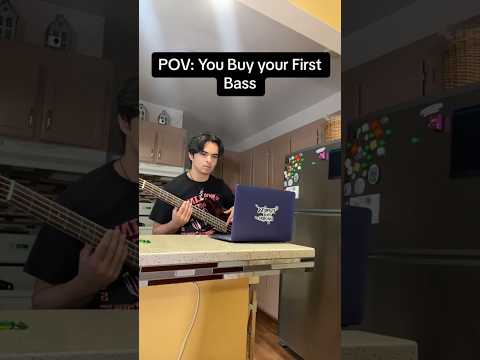 When you buy your FIRST BASS 🤩