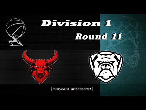 Atlasbasket - Division 1 - Round 11 - SOURMENA BULLS vs BULLDOGS 54-45