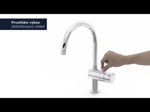 Grohe Minta - Dřezová baterie s výsuvnou sprškou, supersteel 30274DC0