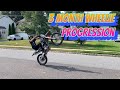 3 Month Dirt Bike Wheelie Progression!