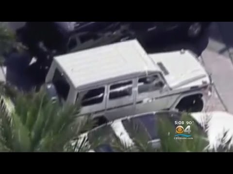 Rapper's Ride Shot Up At Ritzy Fontainebleau Miami...