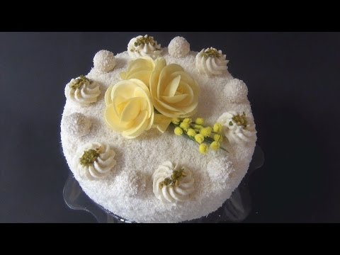 Torta Raffaello,FATTA IN CASA,RICETTA FACILE
