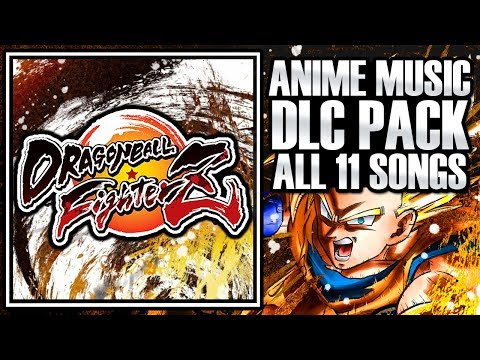 Dragon Ball FighterZ (PS4): Anime Music Pack List - ALL 11 SONGS (Anime Soundtrack DLC Gameplay)