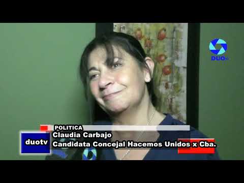 Entrevista: Claudia Carbajo, candidata a Concejal Hacemos Unidos por Cba. El Tío