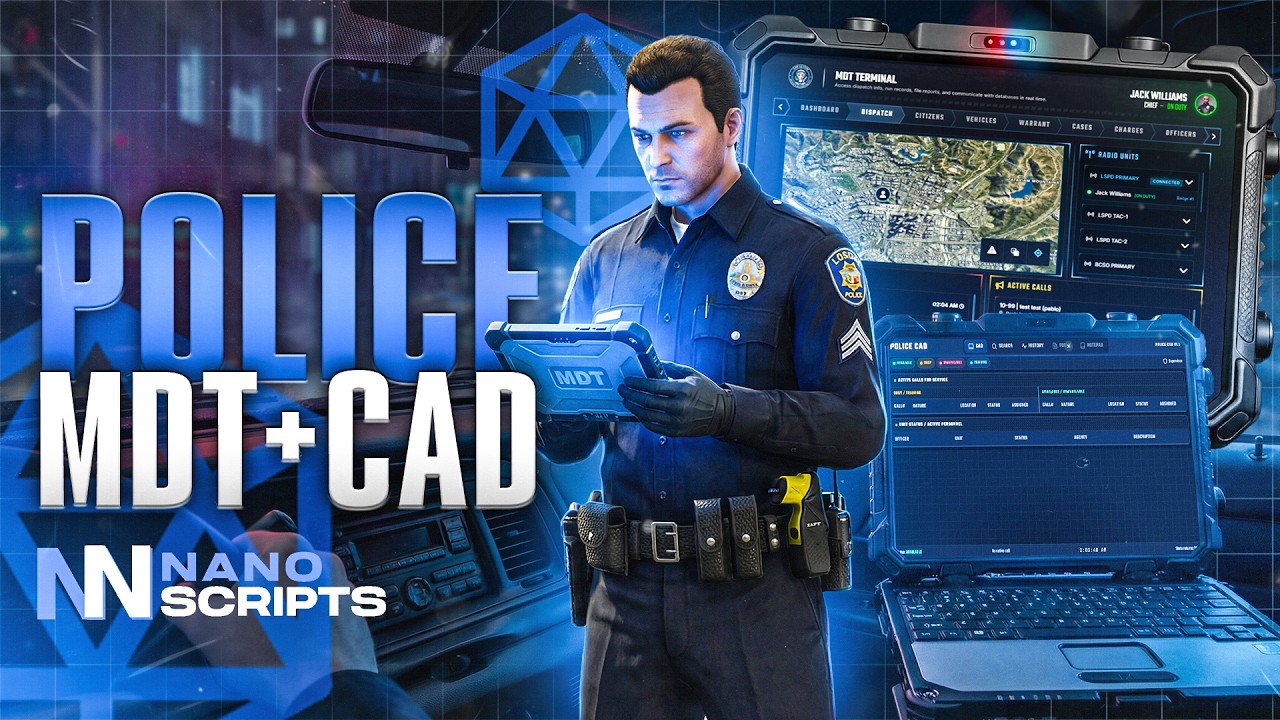 FiveM Police MDT + CAD Script – Complete Law Enforcement System thumbnail 2