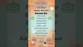 Download lagu Happy Birthday Suamiku, Ucapan Selamat Ulang Tahun Suamiku #suami #happybirthday mp3