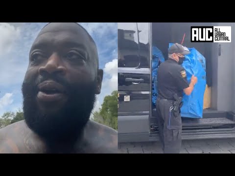 Rick Ross Jewelry Gets Delivered To His House In Armored Truck Because It Cost Too Much ?
