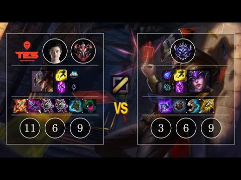 TES Moyu Twisted Fate vs Syndra Mid - KR GrandMaster Patch 10.11