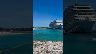 Mi fai volare ad Ocean Cay 🩵 Bahamas con msc friend Bernardo latini #oceancay #Bahamas #mscfriends