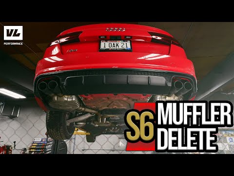 Audi S6 Custom Exhaust clip