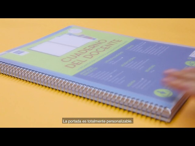 Vídeo relacionado con Finocam - Cuaderno del Docente Semana Página sin fechar | Cuaderno profesor con 24 hojas de evaluaciones para 40 alumnos | Portada personalizable y funda interior - 230 x 310 mm - Español