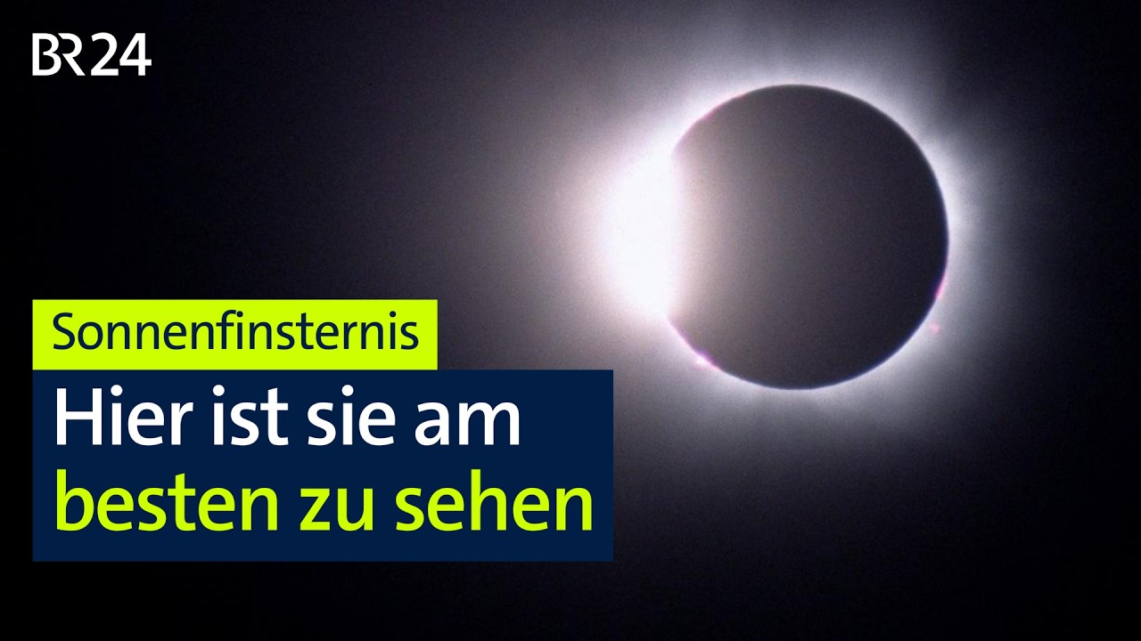 Sonnenfinsternis: Hier ist sie am Besten zu sehen | BR24