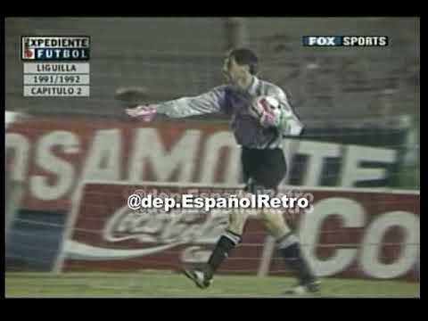 Atajada de Pedro Catalano a Racing Liguilla 1992
