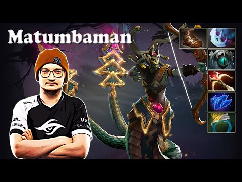 Matumbaman - Medusa Safelane with Topson Monkey King vs zai Night Stalker | Dota 2 7.29d Gameplay