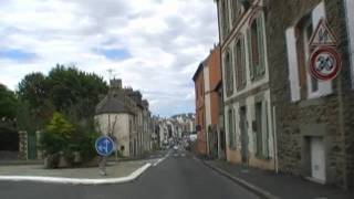 preview picture of video 'Driving Along Rue Roger Vercel & Rue Paul de Foucaud, Saint-Quay-Portrieux, Brittany, France'