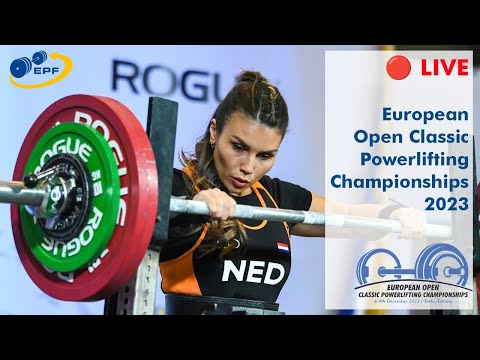 Women 63 kg & Men 93 kg B-groups - European Open Classic Powerlifting Championships 2023