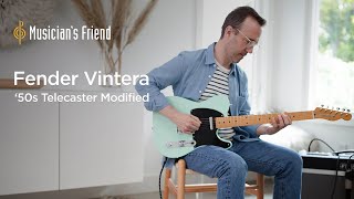 Video thumbnail for Fender Vintera '50s Telecaster Modified Demo - All Playing, No Talking by Musician's Friend