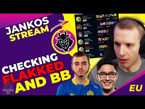 G2 Jankos Checking G2 BrokenBlade and Flakked Match History 👀