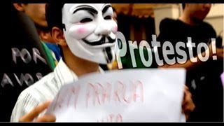 preview picture of video 'Manifestação em Cajobi [Assistam Até o Fim!].'
