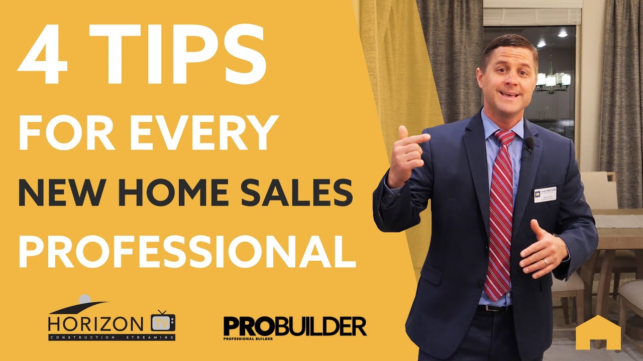 Advice for all NEW HOME SALES Professionals - Quint Lears - Horizon TV