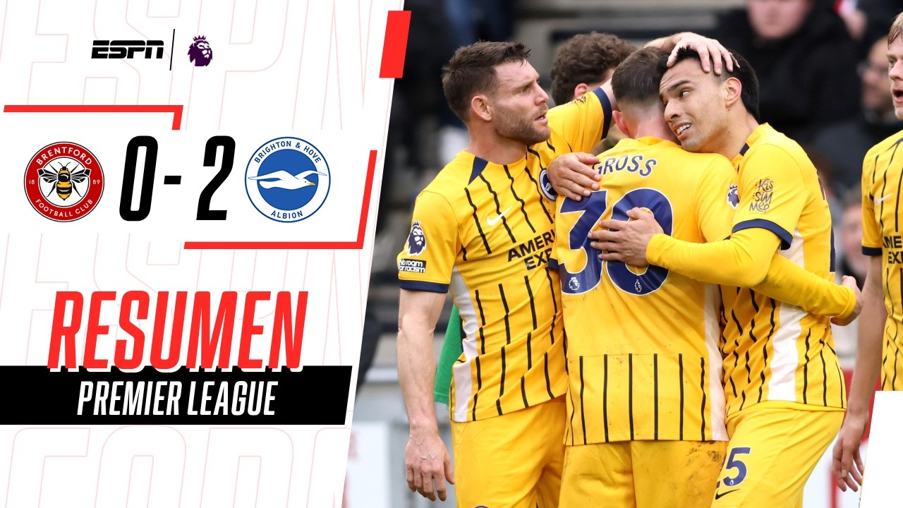EL PARAGUAYO DIEGO GÓMEZ ABRIÓ EL CAMINO DEL TRIUNFO DEL BRIGHTON | Brentford 0-2 Brighton | RESUMEN