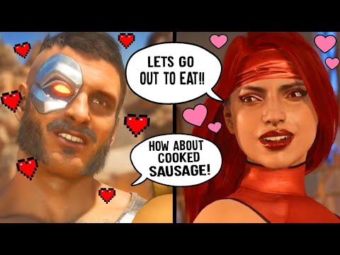 MK11 - KANO FLIRTY INTROS Vs All Female Kombatants [UPDATED] - Mortal Kombat 11 DLC Flirty Intros