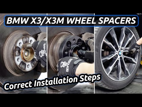 How To Install BMW X3/X3M 1-Inch Wheel Spacers Correctly? - BONOSS BMW X3 Accessories